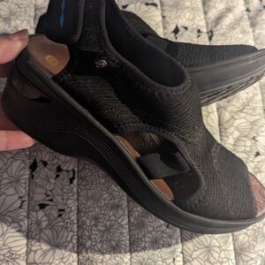 Bzees Black Slip-On Footwear